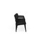 Lesro Lenox Steel 4 Seater with Center Arms, Black Seat, Black Back, 85.5 W 24.5 L 32 H LS4103 - alternate 3